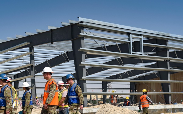 USACE commander oversees construction