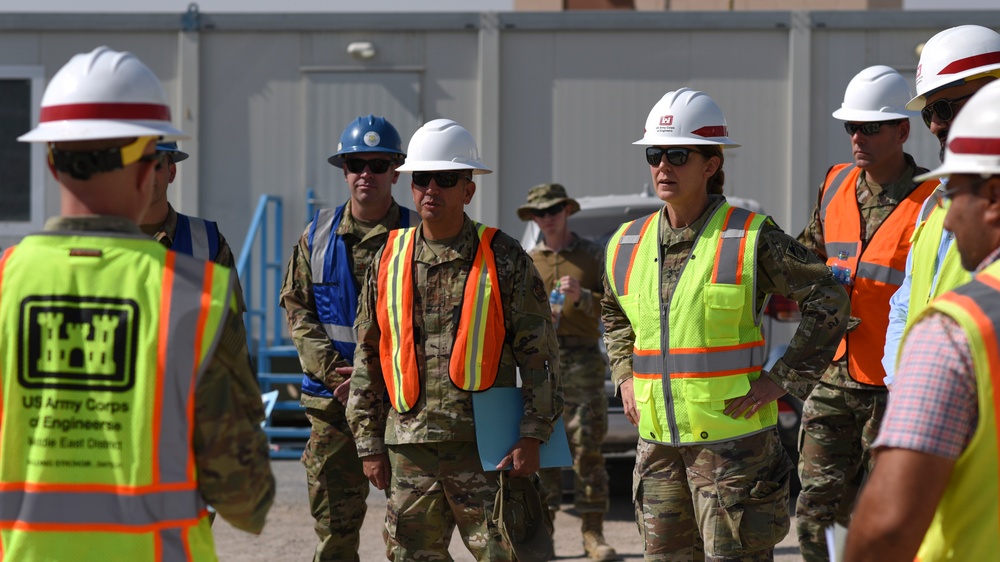 USACE commander oversees construction