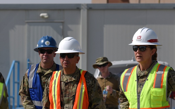 USACE commander oversees construction