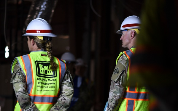 USACE commander oversees construction