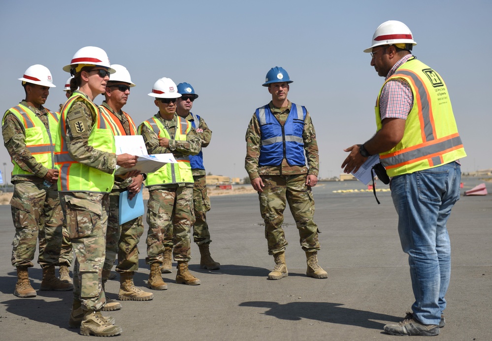 USACE commander oversees construction