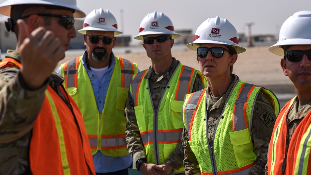 USACE commander oversees construction