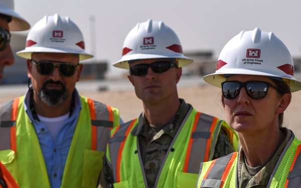 USACE commander oversees construction