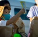 US Marines and local community residents participate in a Tsunami Evacuation Drill