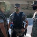 US Marines and local community residents participate in a Tsunami Evacuation Drill