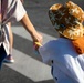 US Marines and local community residents participate in a Tsunami Evacuation Drill