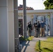 US Marines and local community residents participate in a Tsunami Evacuation Drill