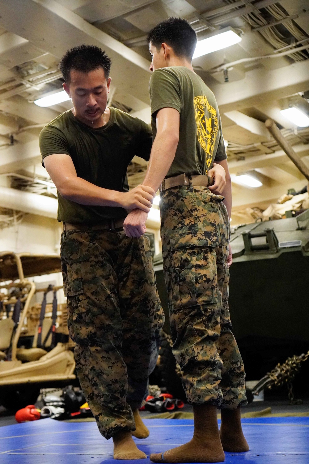 11th MEU MCMAP aboard USS Portland (LPD 27)