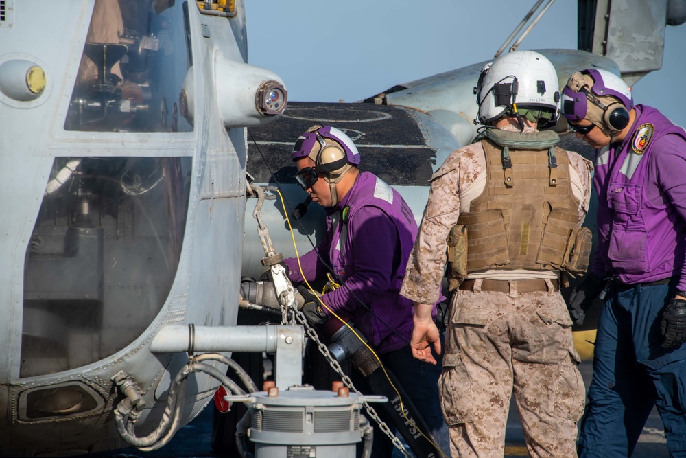 USS Portland (LPD 27) Conducts Flight Operations