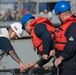 USS Jackson (LCS 6) Sailors Perform RAS