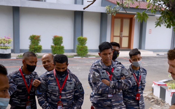 U.S. Navy discusses Explosive Ordnance Disposal during CARAT Indonesia 2021