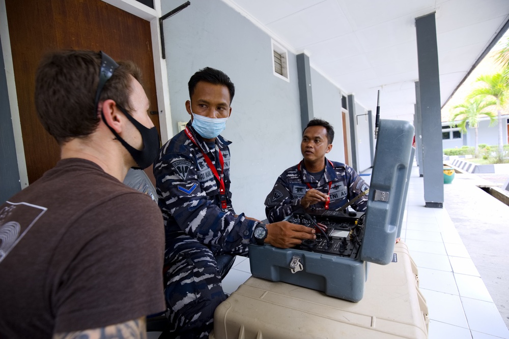 U.S. Navy discusses Explosive Ordnance Disposal during CARAT Indonesia 2021