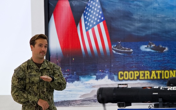 U.S. Navy discusses Explosive Ordnance Disposal during CARAT Indonesia 2021