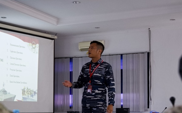 U.S. Navy discusses Explosive Ordnance Disposal during CARAT Indonesia 2021