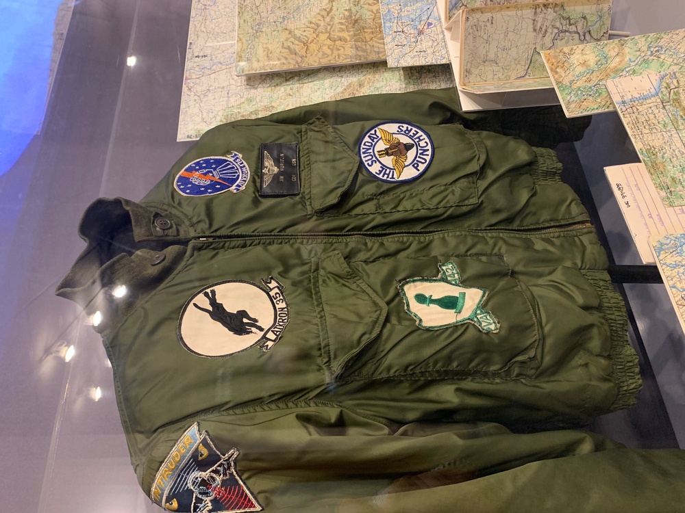 Flight Jacket on display at Naval Museum