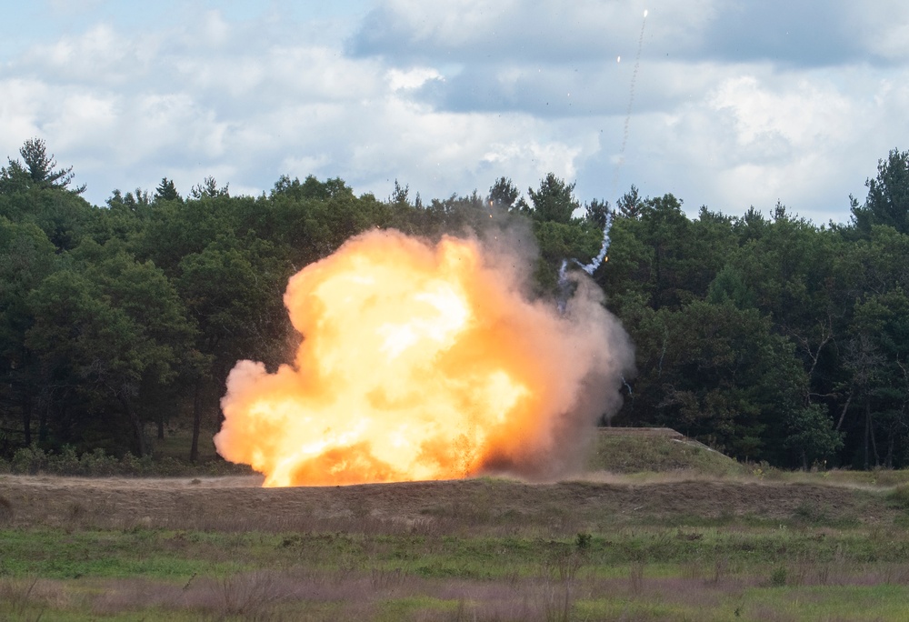 115th Explosive Ordnance Disposal Technicians Destroy Unserviceable Ordnance at Fort McCoy