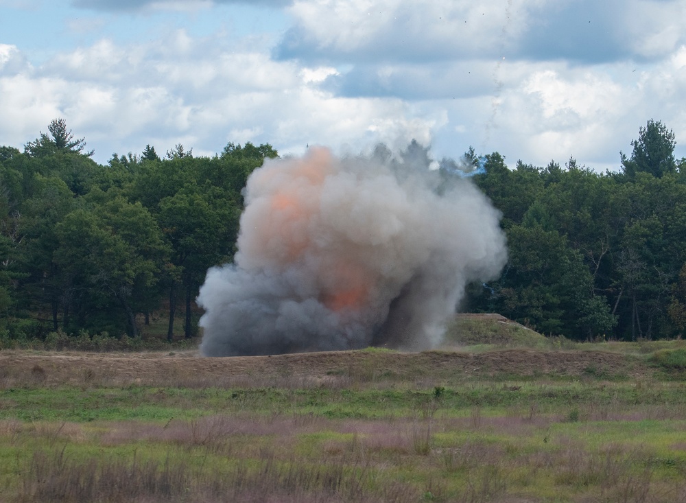 115th Explosive Ordnance Disposal Technicians Destroy Unserviceable Ordnance at Fort McCoy