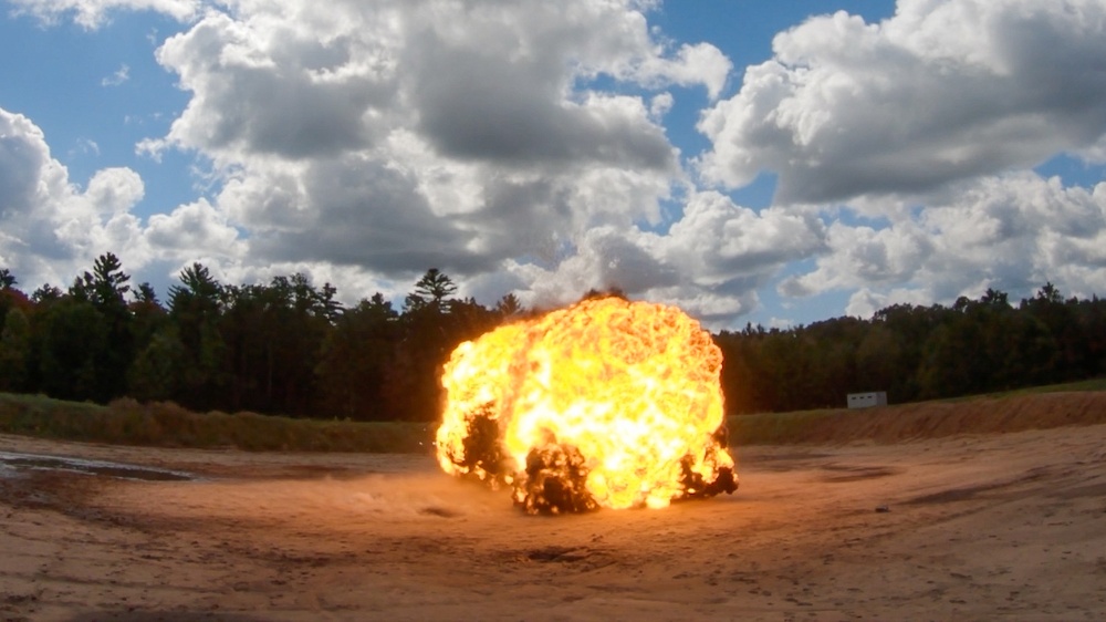 115th Explosive Ordnance Disposal Technicians Destroy Unserviceable Ordnance at Fort McCoy