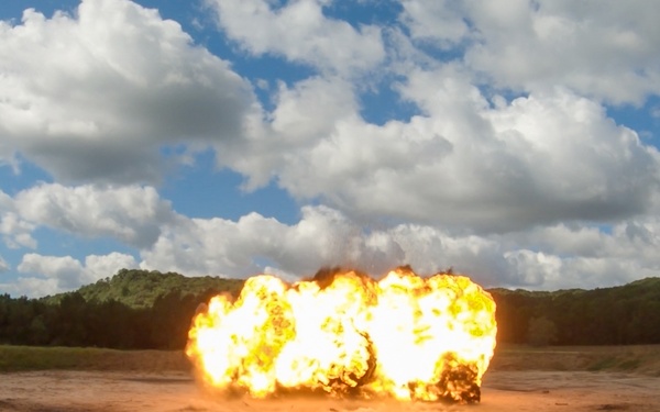115th Explosive Ordnance Disposal Technicians Destroy Unserviceable Ordnance at Fort McCoy