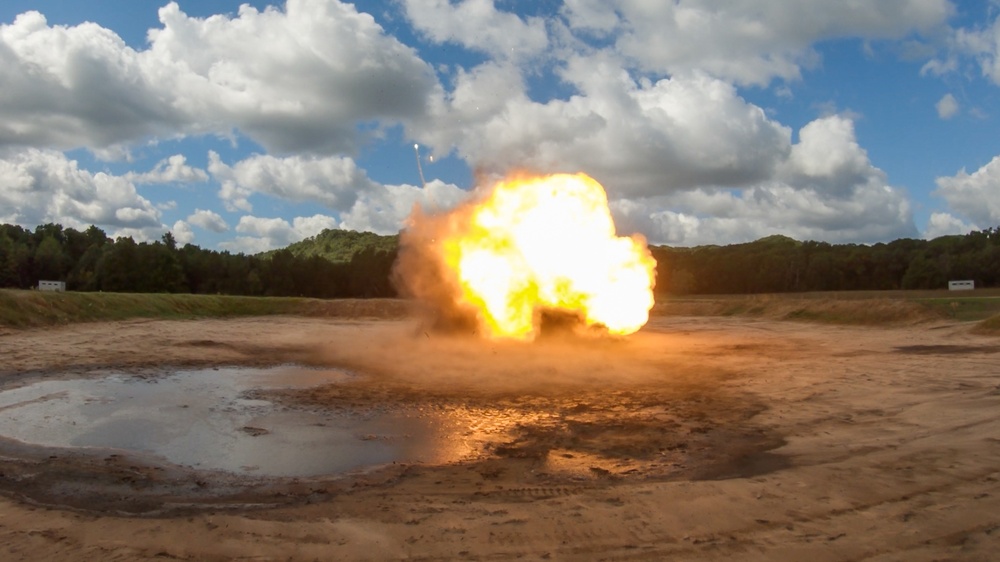 115th Explosive Ordnance Disposal Technicians Destroy Unserviceable Ordnance at Fort McCoy