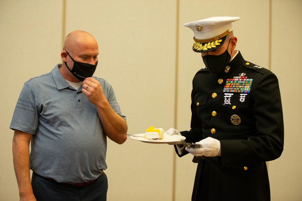 MCRC 246th Marine Corps Birthday Cake Cutting Ceremony