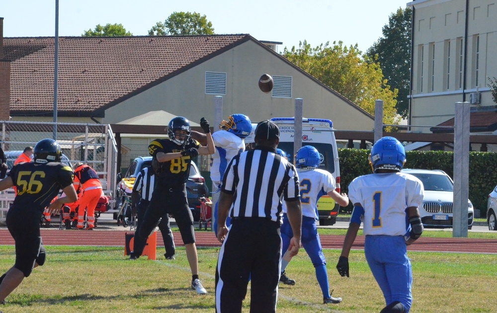 Vicenza High School Football team vs. Sigonella