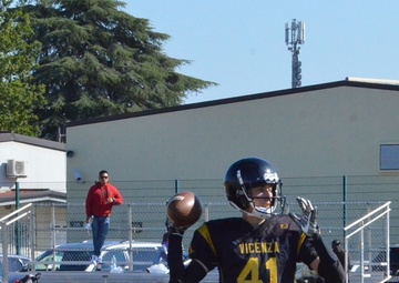 Vicenza High School Football team vs. Sigonella