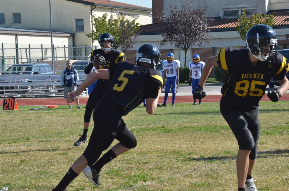 Vicenza High School Football team vs. Sigonella