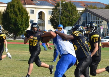 Vicenza High School Football team vs. Sigonella
