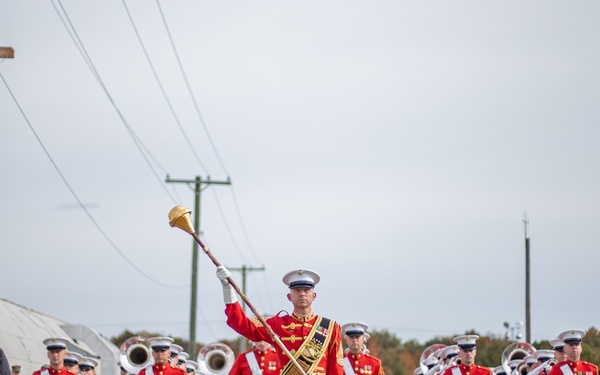 Commandant's Own Drum and Bugle Corps Plays at TF Quantico