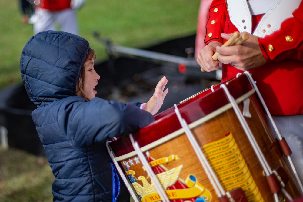 Commandant's Own Drum and Bugle Corps Plays at TF Quantico