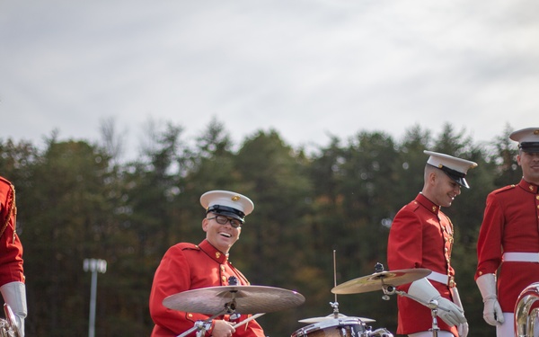 Commandant's Own Drum and Bugle Corps Plays at TF Quantico