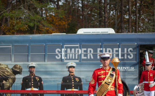 Commandant's Own Drum and Bugle Corps Plays at TF Quantico