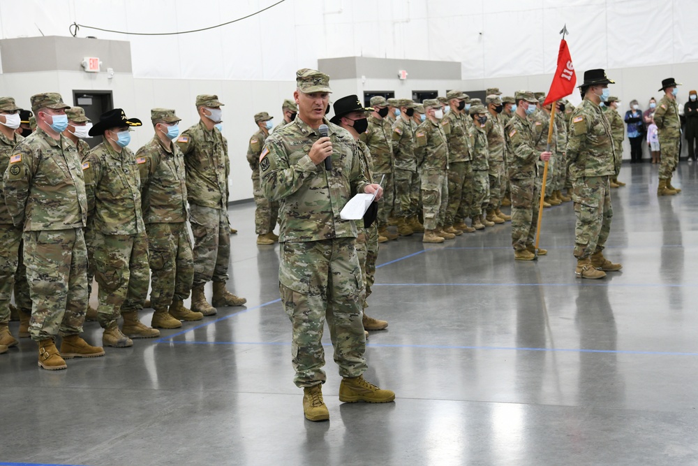 Oregon Army Guardsmen mobilized to support United States Central Command mission