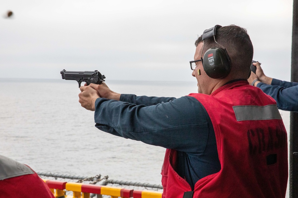 USS Makin Island Live Fire Training