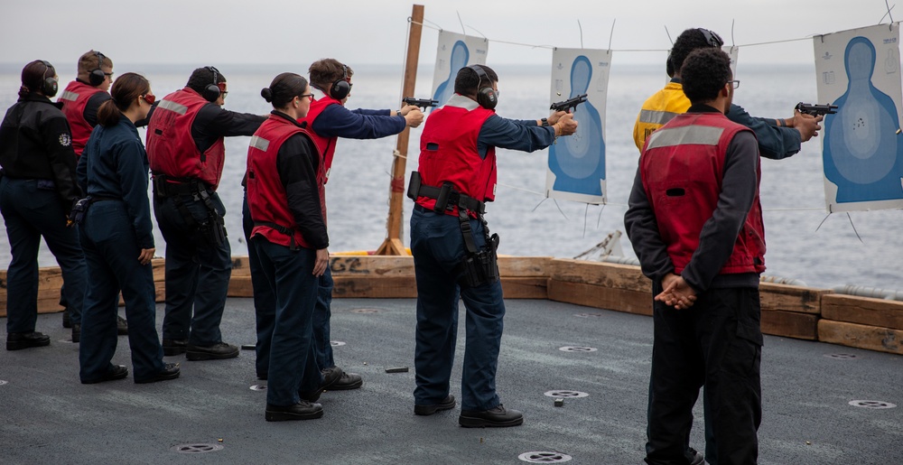 USS Makin Island Live Fire Training