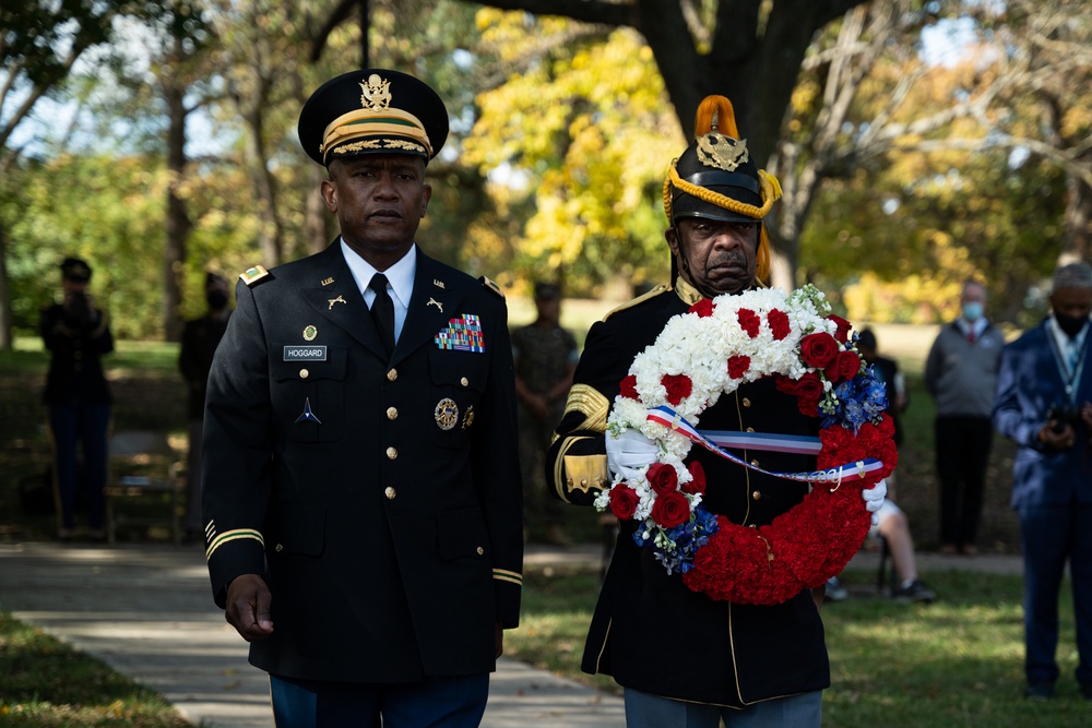 Wreath-Laying Ceremony for Gen. (Ret.) Colin Powell