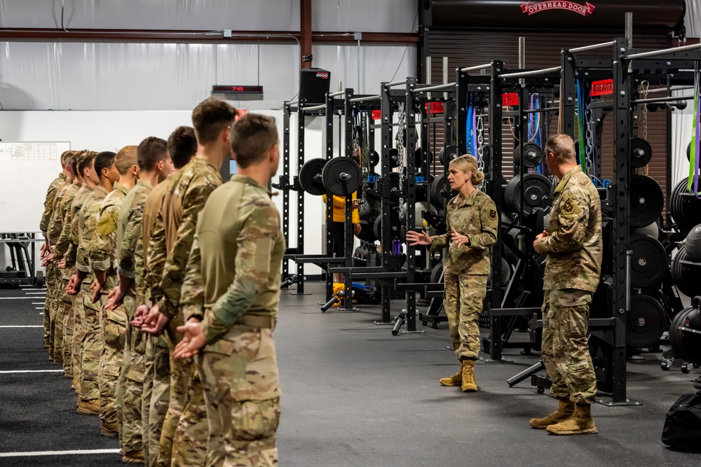 Major General Michele Edmondson visits Naval Support Activity Panama City, Nov. 5.