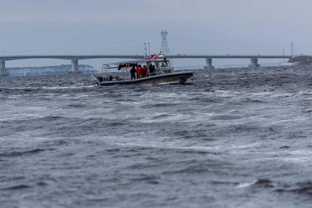 Major General Michele Edmondson visits Naval Support Activity Panama City, Nov. 5.