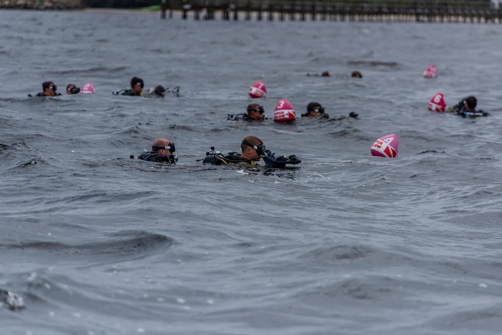 Major General Michele Edmondson visits Naval Support Activity Panama City, Nov. 5.