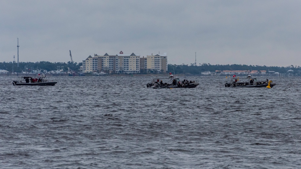 Major General Michele Edmondson visits Naval Support Activity Panama City, Nov. 5.