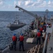 USS Higgins man overboard drill