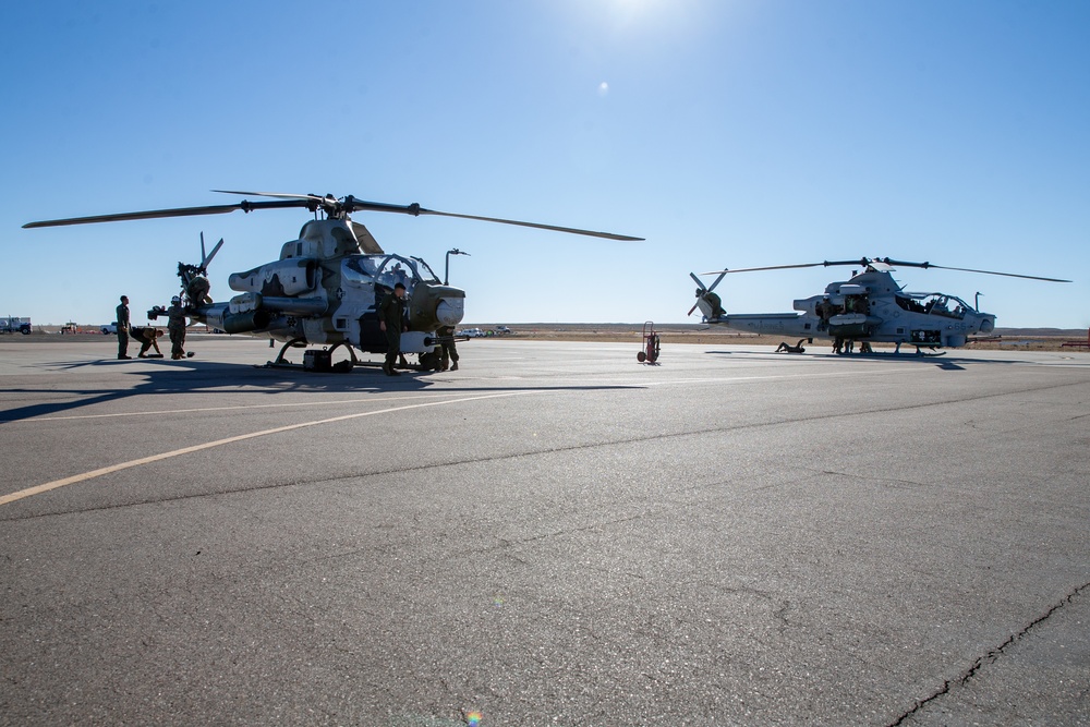 Marines train in Rocky Mountains: AH-1Z Viper Maintenance and UH-1Y Venom Arrival