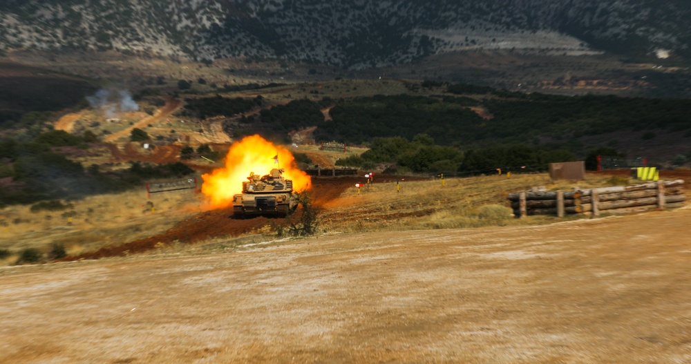 Day 5: U.S. and Greek Armies compete in the Hellenic Tank Challenge 2021 at Triantafyllides Camp, Greece