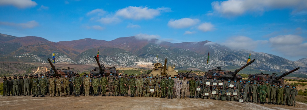 Day 5: U.S. and Greek Armies compete in the Hellenic Tank Challenge 2021 at Triantafyllides Camp, Greece