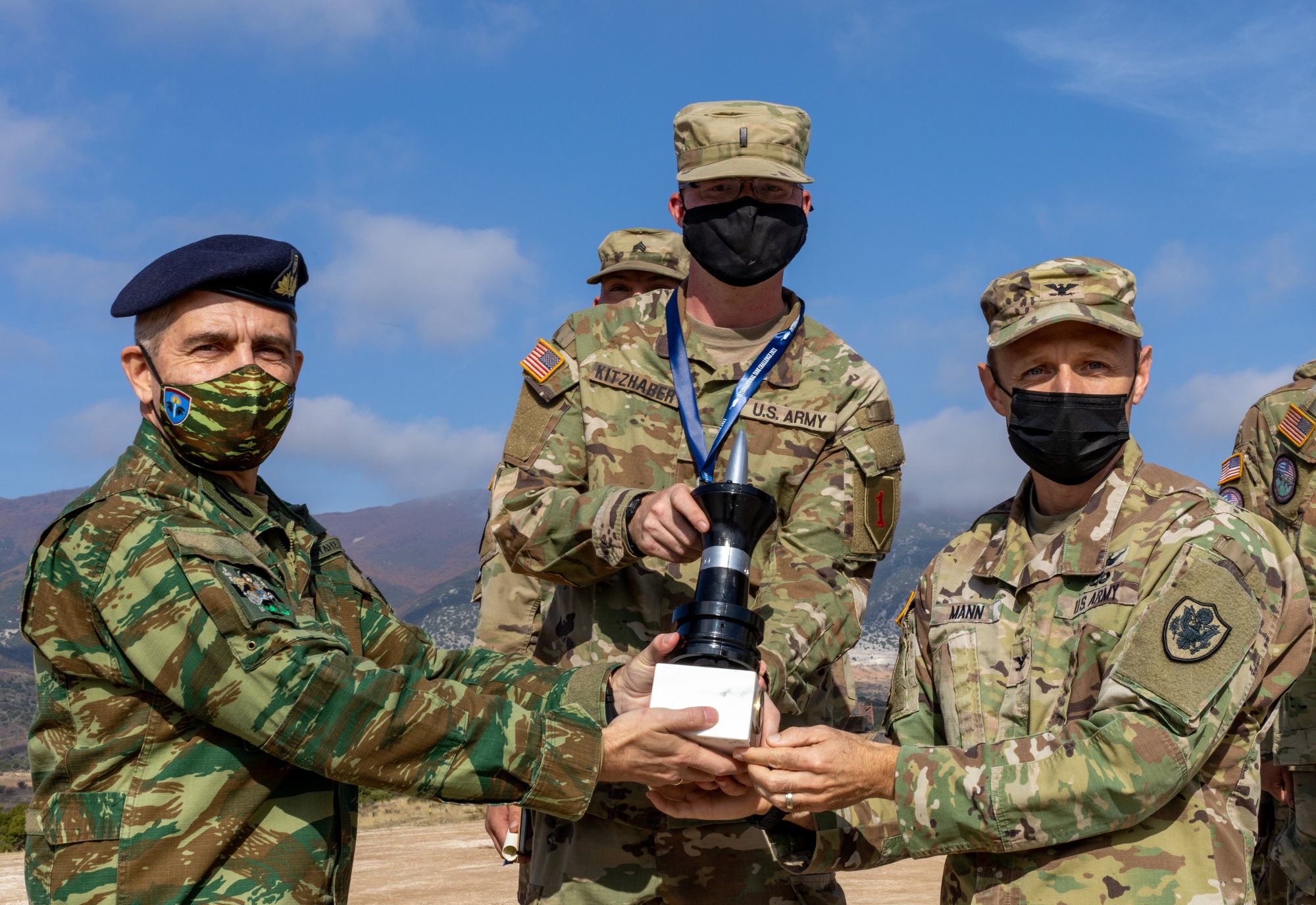 Army Times - What's the best tank name you've seen? Photo: A platoon leader  with 1st Infantry Division pauses poses at Triantafyllides Camp, Greece,  Nov. 6, 2021. (Staff Sgt. Jennifer Reynolds/Army)