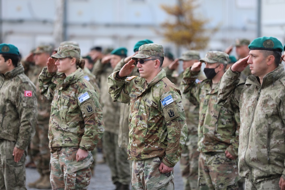 Transfer of Authority Ceremony for KFOR Regional Command East’s Non-Kinetic Battalion