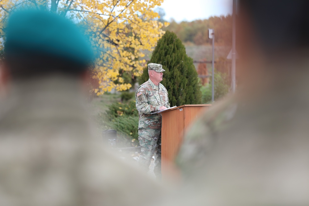 Transfer of Authority Ceremony for KFOR Regional Command East’s Non-Kinetic Battalion