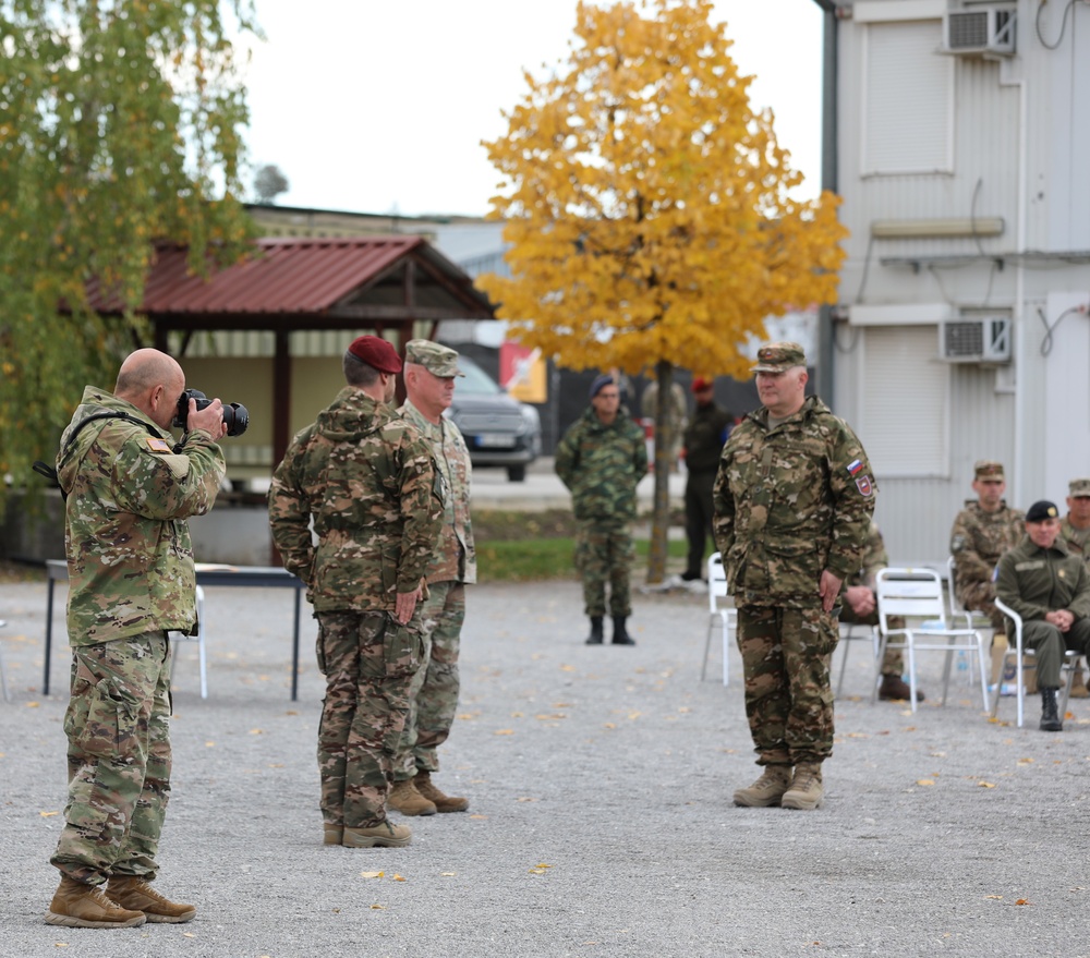 Transfer of Authority Ceremony for KFOR Regional Command East’s Non-Kinetic Battalion