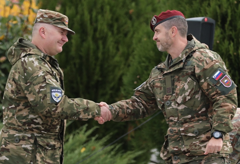 Transfer of Authority Ceremony for KFOR Regional Command East’s Non-Kinetic Battalion